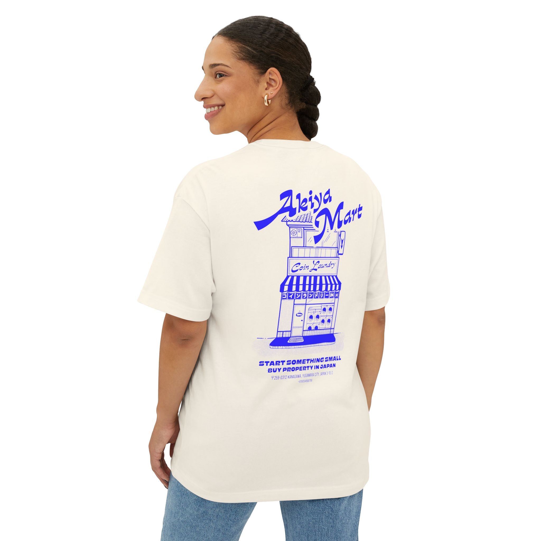 AkiyaMart Coin Laundry Shirt - Blue (Limited Edition)